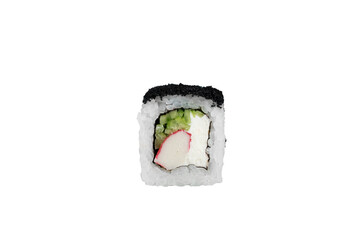 Sushi Roll on a  white background.