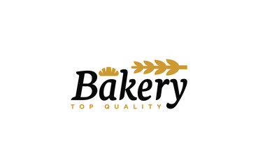 Bakery badge or label retro vector illustration