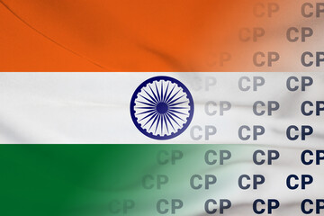 India flag CP symbol organization