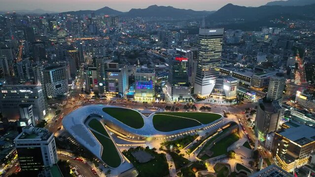 Dong Dae Moon night view