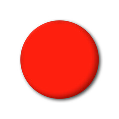 red round button for design ilustration png