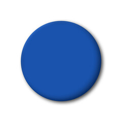 blue round button for design ilustration png
