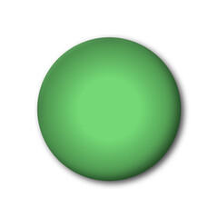 green round button for design ilustration png