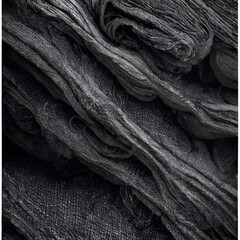 2D heightmap of a rough linen material seamless image texture displacement map linear color space black and white alpha and opacity for threads orthographic  - obrazy, fototapety, plakaty