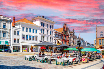 Altstadt, Minden, Deutschland 