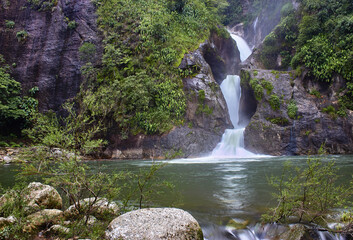 Cascada, larga exposición