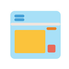 Microwave Flat Icon