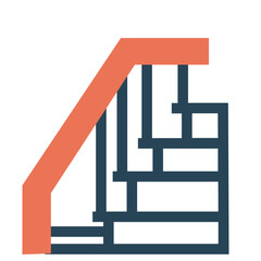 Stair Flat Icon
