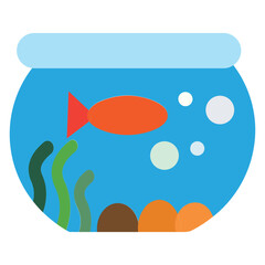 Aquarium Flat Icon