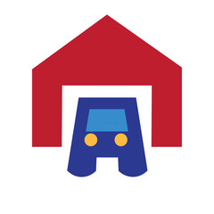 Garage Flat Icon