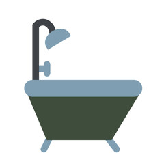 Bathtub Flat Icon