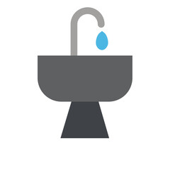 Obraz premium Sink Flat Icon