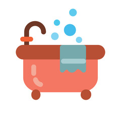 Bathtub Flat Icon