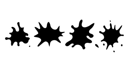 black ink blot