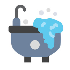 Bathtub Flat Icon