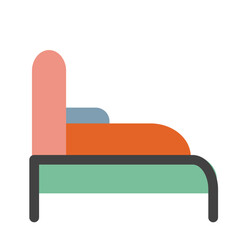 Bed Flat Icon