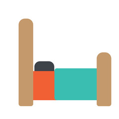 Bed Flat Icon