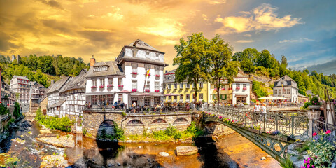 Altstadt, Monschau, Deutschland 