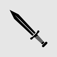  Sword flat vector icon. trendy style illustration on white background..eps