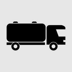 Tank truck flat vector icon. trendy style illustration on white background..eps