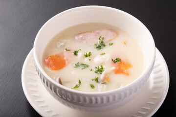 白インゲン豆のクリームシチュー