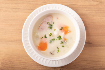 白インゲン豆のクリームシチュー