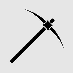 Pick axe flat vector icon. trendy style illustration on white background..eps
