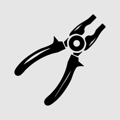Pliers flat vector icon. trendy style illustration on white background