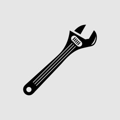 Wrench flat vector icon. trendy style illustration on white background..eps