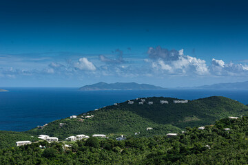 Fototapeta na wymiar Caribbean island of St. Thomas, Charlotte Amalie