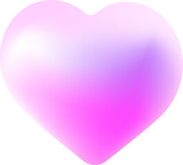 heart gradient illustration valentine day