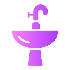 cleaning gradient icon