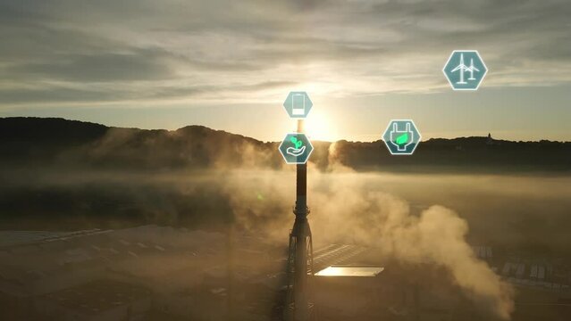 Pollution reduction, Conference of The Parties, motion graphics sustainability