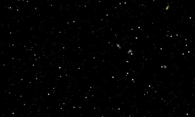 Cosmic starry background