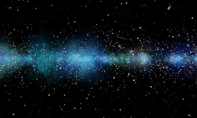 Cosmic starry background