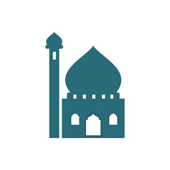 ornament mosque illustration logo design 