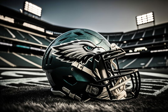 Philadelphia Eagles Football Helmet Wallpaper Background