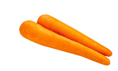 Carrot on white background, Fresh Carrot Isolaet on white with clipping path.
