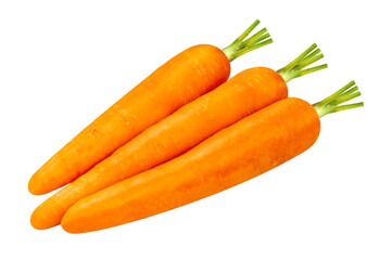 Carrot on white background, Fresh Carrot Isolaet on white with clipping path.