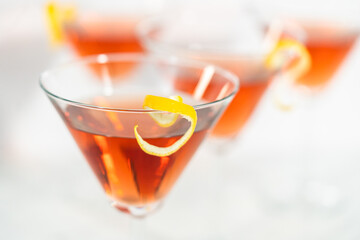 Cosmopolitan cocktail