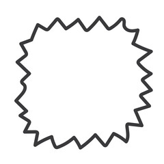 speech bubbles doodle massage outline element