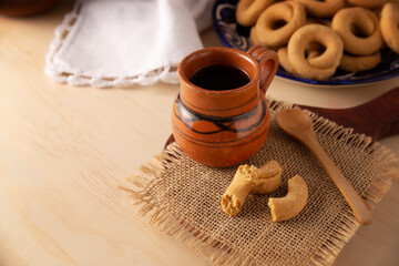 Coricos. Also known as Harinillas de maiz crudo, Tacuarines, Ensecos, Biscochos, Biscochuelos, Coricochis or Pemoles..Mexican corn cookies.
