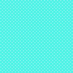 Seamless aqua Dot Pattern.Polka dot seamleess pattern. Color polka dot fabric.  Polka dots trendy background, tile. For fabric pattern, card, decor, wrapping paper	
