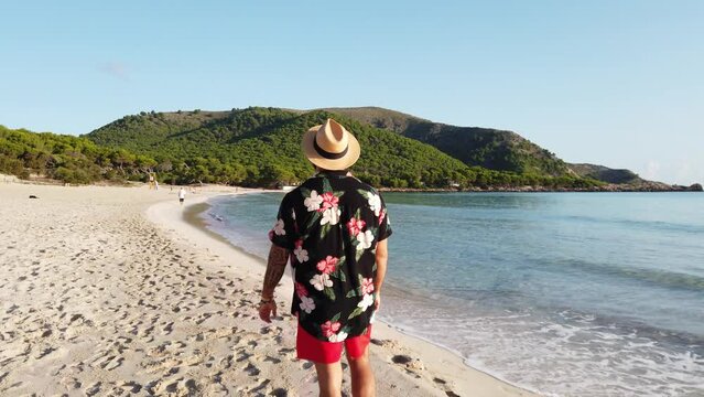 cala agulla beach on the island of majorca