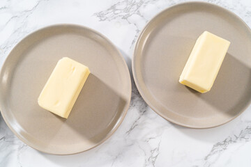 Melting unsalted butter