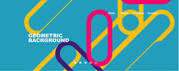 Abstract lines creative background. Vector Illustration For Wallpaper, Banner, Background, Card, Book Illustration, landing page