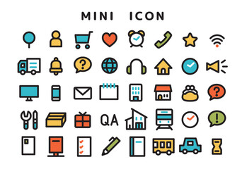 ミニアイコン　カラー