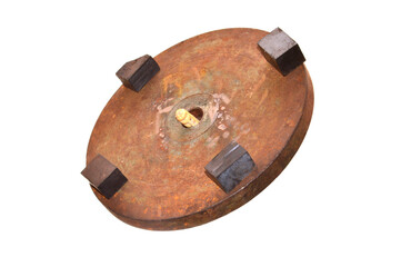 flywheel isolated on white background