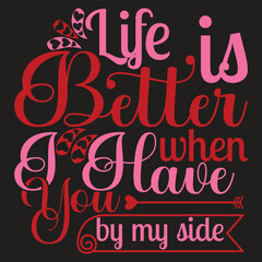 Happy Valentine's t shirt design