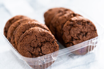 Double chocolate chip cookies